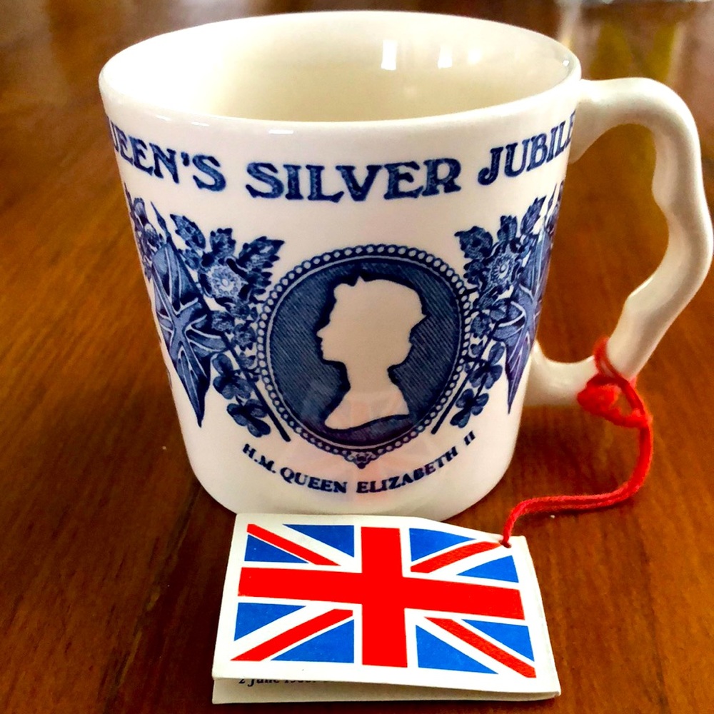 Vintage 1952-1977 Queen’s Silver Jubilee Commemorative Mason.Ironstone M…